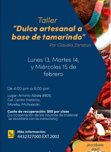 Taller "Dulce artesanal a base de tamarindo"