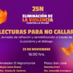 SeCultura Morelia invita a jornada de lectura y diálogo en el marco del 25N